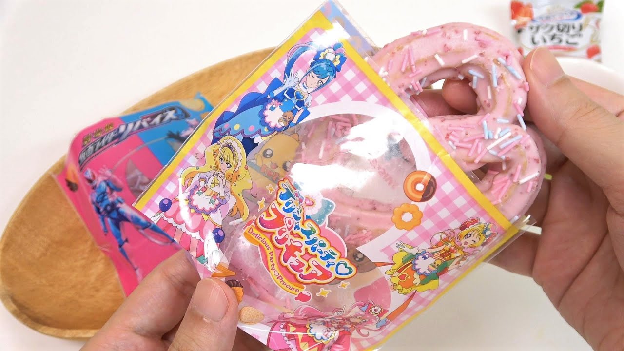 ⁣Precure and Kamen Rider Donut Misdo Interesting Japan Food