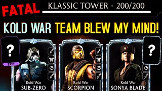 MK Mobile. Kold War Team is AMAZING vs. Battle 200 of Fatal Klassic Tower. My 