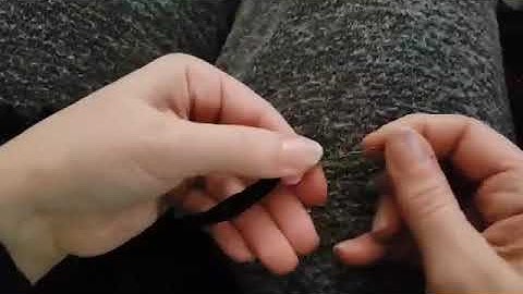 How do you apply a silicone adjuster to elastic?