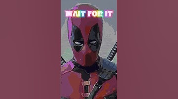 Deadpool bye bye bye👋 pixel art Minecraft😍 | Wait For It... #shorts #minecraft