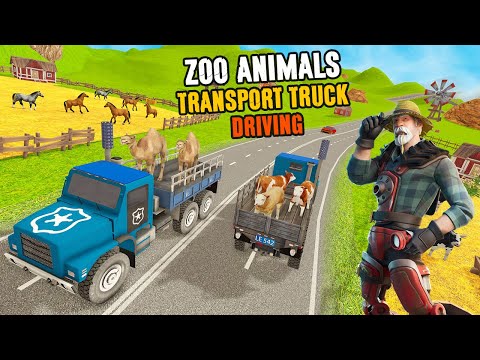 Animal Transporte Truck Driving