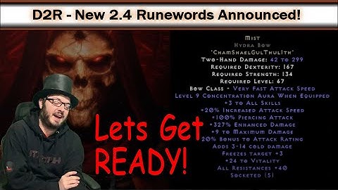 Diablo 2 Resurrected - Patch 2.4 Runewords Review