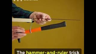 The hammer-and-ruler trick