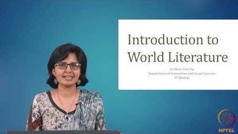 Introduction to World Literature