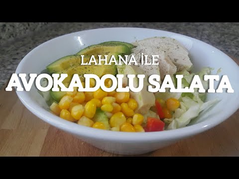 Video: Avokado Ve Lahana Salatası