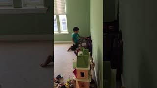 Zayd Baby Just Playing Toys