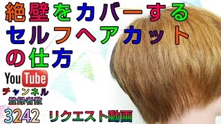 絶壁頭ヘアスタイルをセルフカットで治す簡単な方法 自分で切るのが好きな方へ Youtube