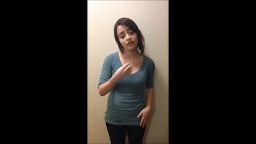 ASL 101 Final Video Project