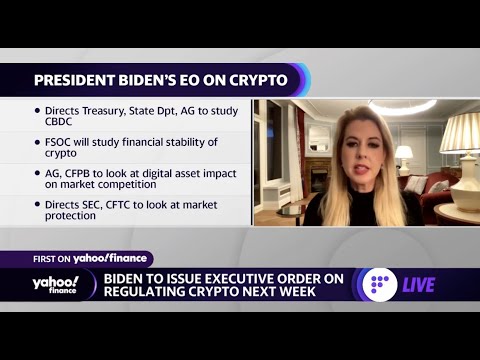 Biden to sign executive order on regulating, issuing cryptocurrency ...