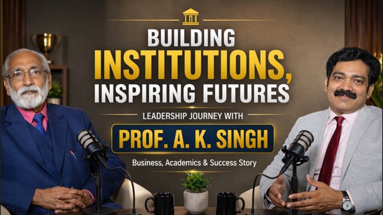 Leadership Journey of Prof. A. K. Singh | Education, Administration & Industry Experience