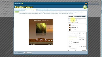 Music Player for your website and Blog.  Easy WebContent Music Player MP3 Player