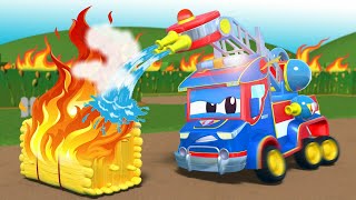 SUPER FIRETRUCK to the RESCUE! by Super Truck - Car City Universe 41,045 views 2 months ago 19 minutes