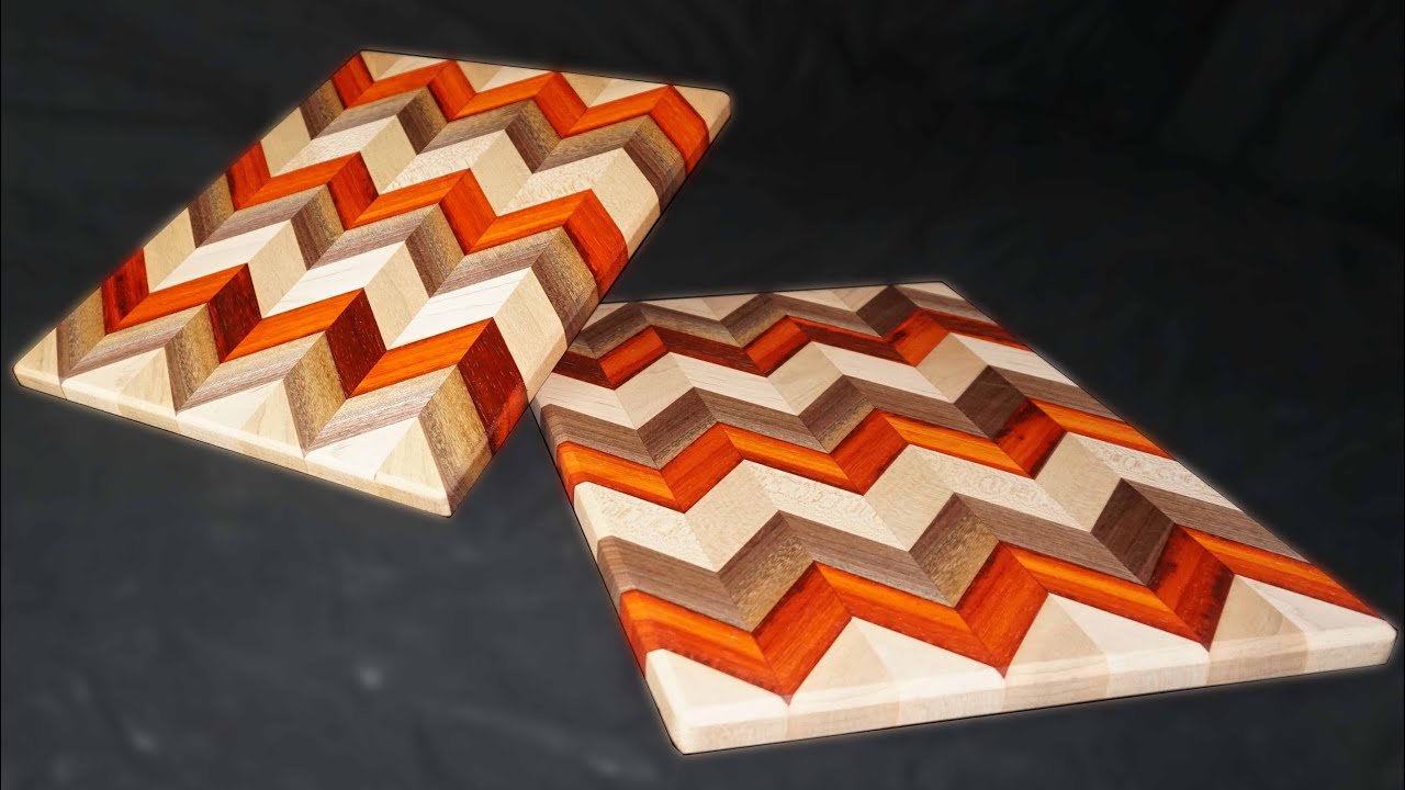 Chevron Cutting Board – derekjameswoodworking