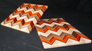 How To Craft a Chevron Cutting Board  A Step by Step Guide for Woodworking Beginners!