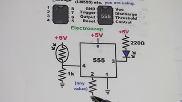 High Side LDR Voltage Divider and 555 Timer Night Light Circuit Light Dependent Resistor