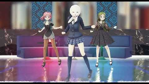 【MMD+DLS!】Feel The Sound (+Original Camera DL) - Azuki, Matcha and Kafu model