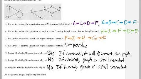 Math 118 : 8.1 #19, #20 (Mathematical Explorations Tutorial : Graph Theory Introduction)