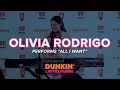 Olivia Rodrigo Performs All I Want Live Dunkin Latte Lounge 