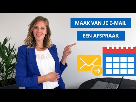 Outlook e-mail toevoegen aan agenda