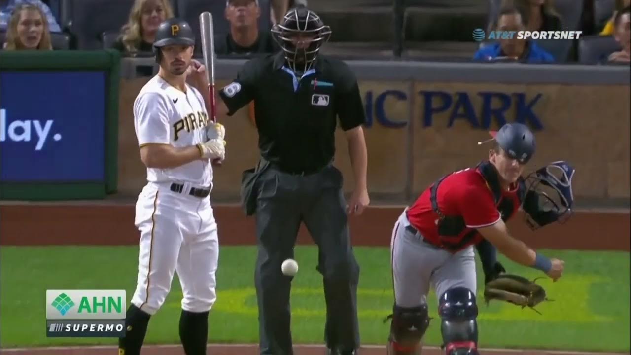 Moment Nats pitcher hit in head, by his catcher YouTube