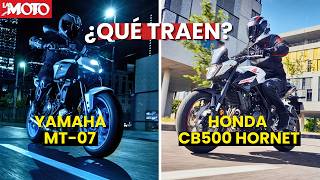 LANZAMIENTO | Honda CB500 HORNET y YAMAHA MT-07, equipamiento y PRECIOS