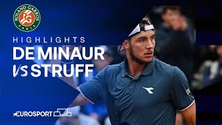 Alex De Minaur vs Jan-Lennard Struff | Round 3 | French Open 2024 Highlights 🇫🇷