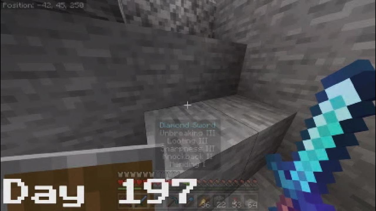 Minecraft day 197 of 365 (THE WALL!) - YouTube