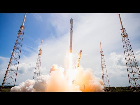 LIVE Space X Falcon 9 Rocket Es’hail 2 Communications Satellite Launch