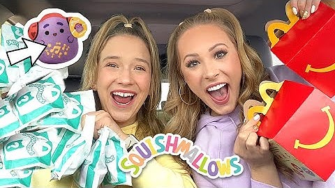BUYING HAPPY MEALS FROM MCDONALDS UNTIL WE COLLECT ALL OF THE SQUISHMALLOW TOYS 😱🤭