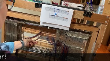 Threading a Loom Back to Front, Part 3: Threading the heddles
