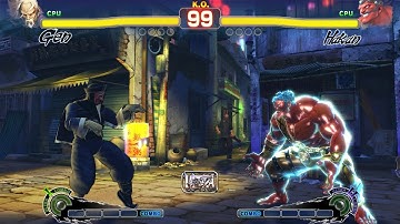 Gen vs Hakan! Street Fighter 4 CPU vs CPU