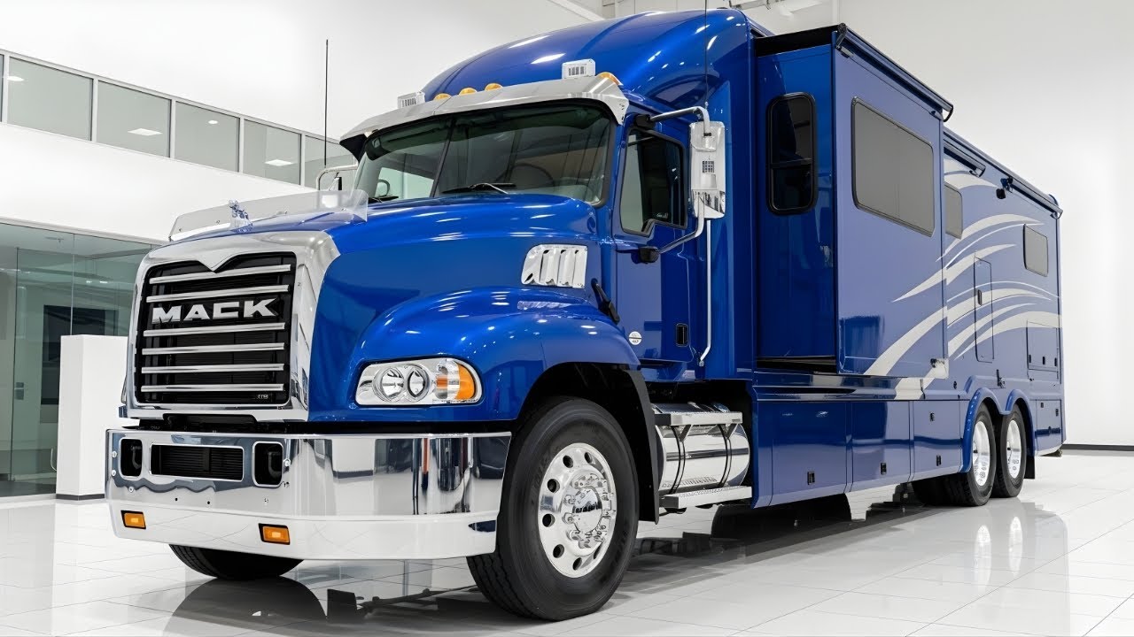 Первый взгляд: автодом Mack 6×6 Camper 2026 года — представлен экспедиционный прицеп стоимостью в...