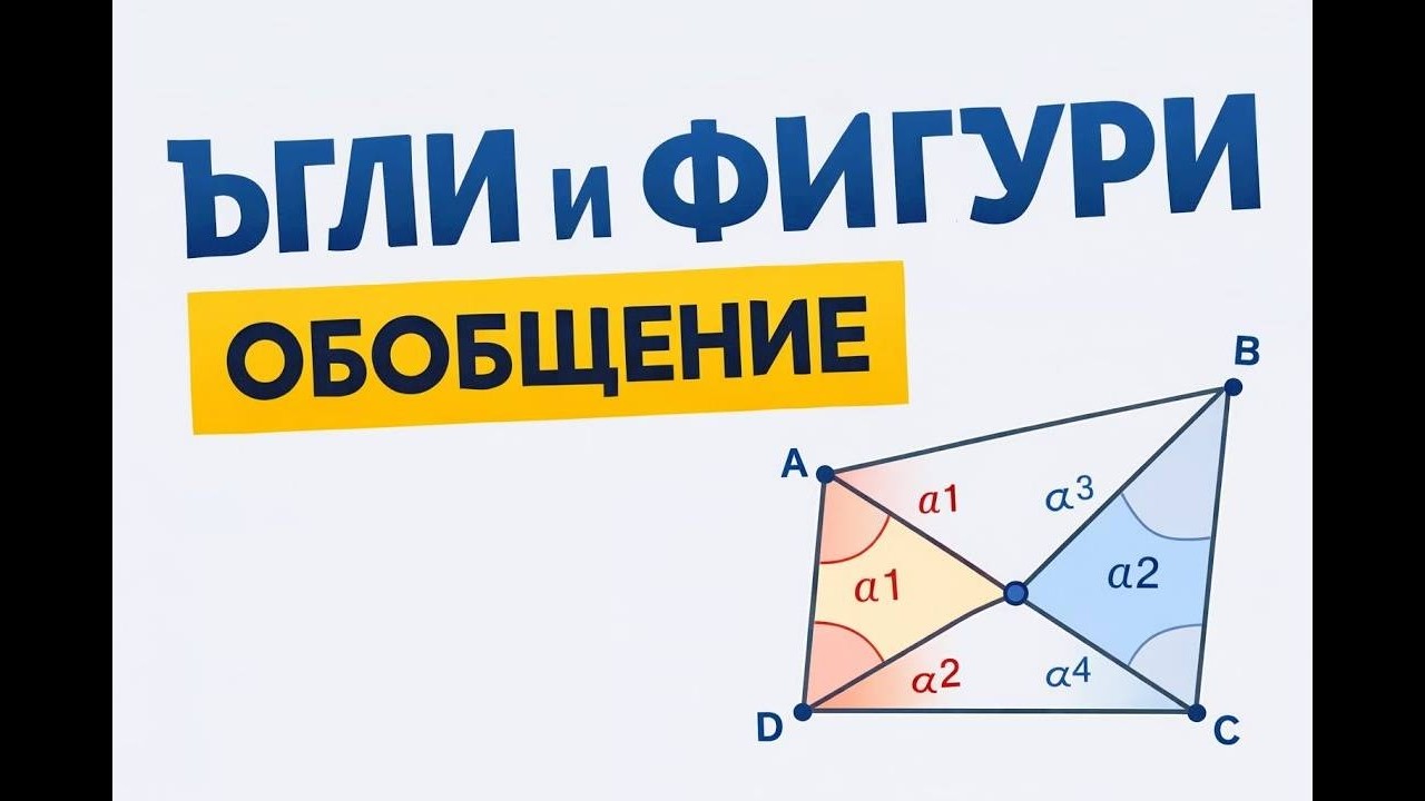 Ъгли и геометрични фигури – обобщение и връзки