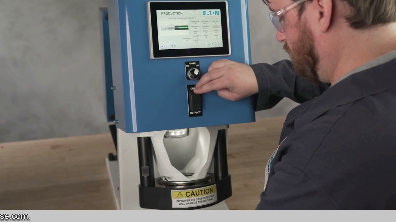 Eaton Aeroquip FT1380e 115 Hydraulic Hose Crimper Electronic Production