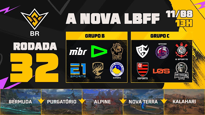 A NOVA LBFF🚨FFWS BR 🏆RODADA 32 - GRUPOS B e C | LBFF 🚨 #FREEFIRE