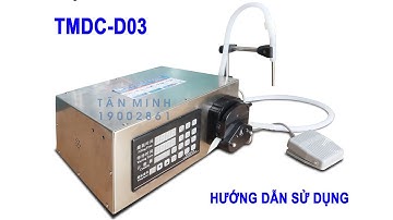 Máy chiết rót bơm nhu động TMDC-D03
