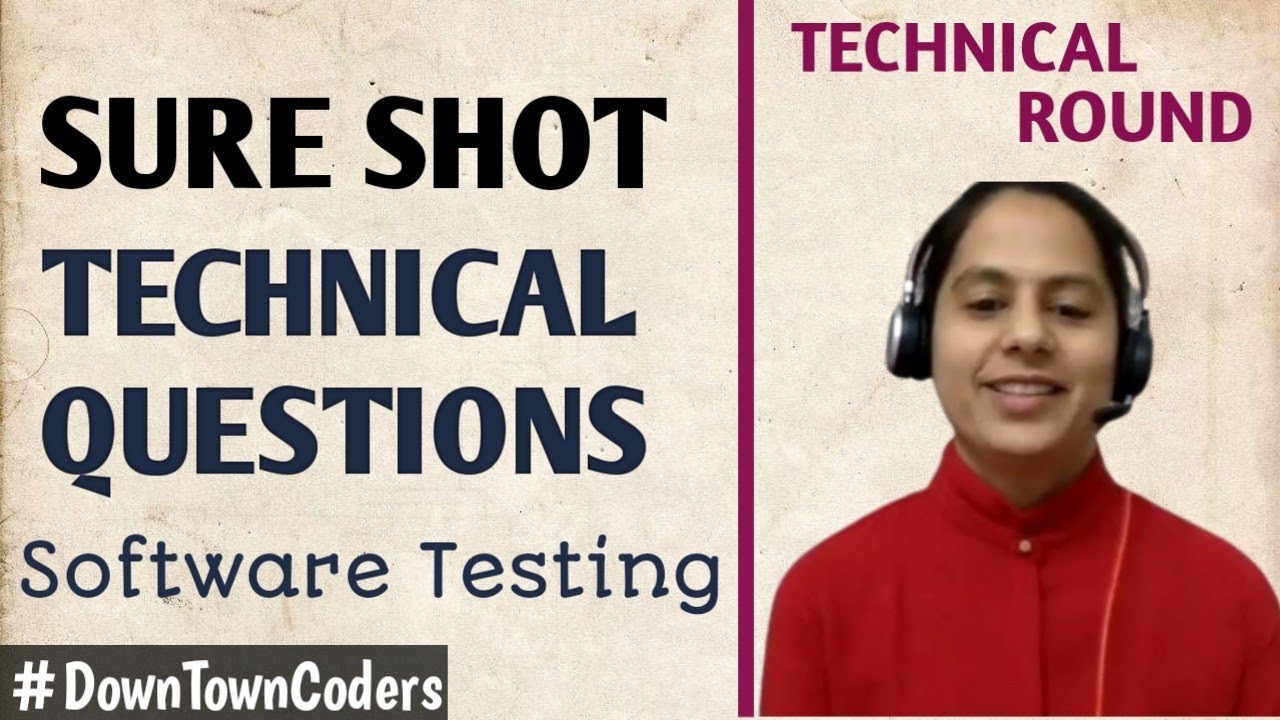 SURE SHOT TESTING INTERVIEW QUESTIONS | 2022 | DownTownCoders - YouTube