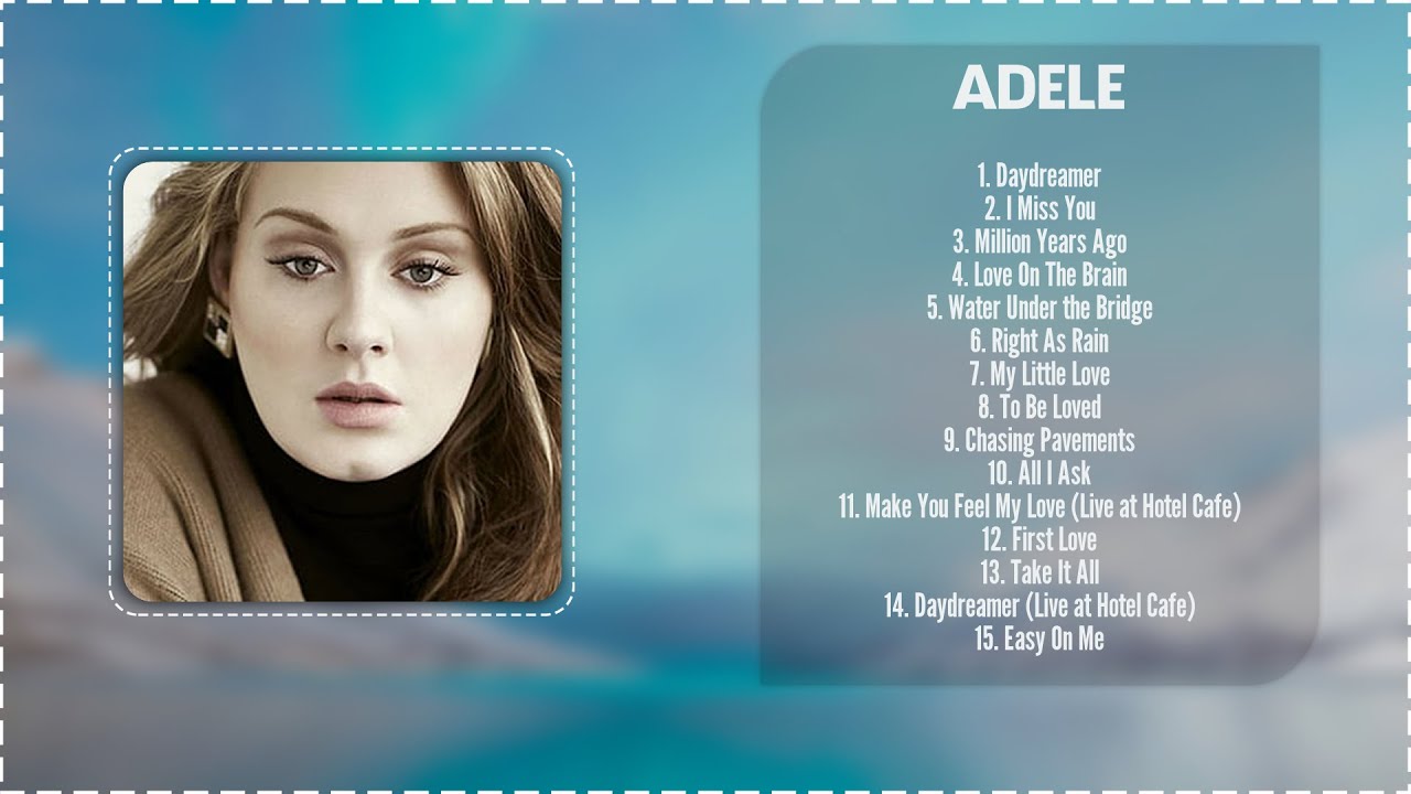 Adele - Most Popular Hits Playlist ~ Greatest Hits - YouTube