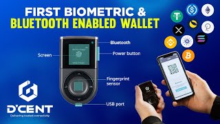 Best Crypto Hardware Wallet | Biometric Secured (D'CENT Biometric Wallet)