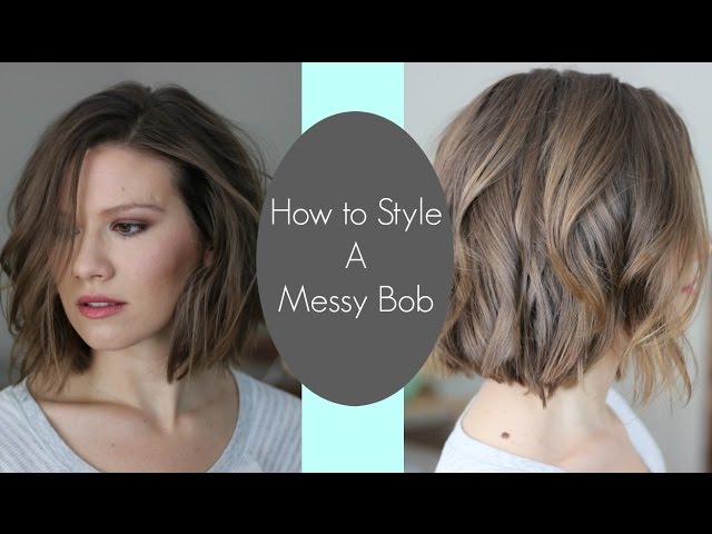 Messy bob hairstyles are super chic, convenient, trendy and easy to style.  All you need is to get a flattering bob haircut and select the... |  Instagram