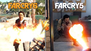 Far Cry 6 Physics vs. Far Cry 5 Physics