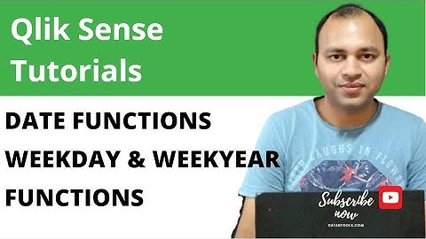 Qlik Sense Weekday and Weekyear function to Display week day and week year of a date