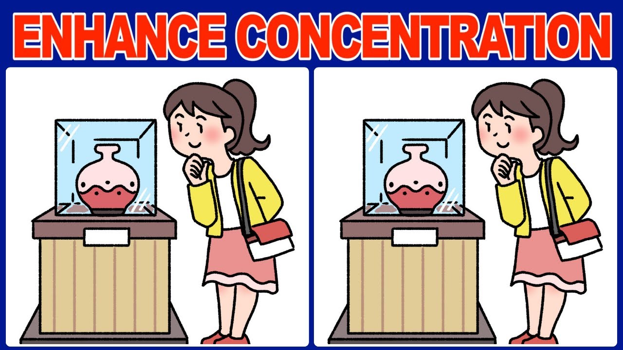 【Spot & Find The Difference】🌸Fun Activity for Improved Concentration and Memory!