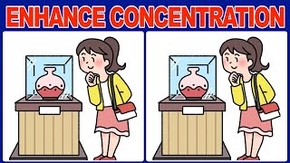 【Spot & Find The Difference】Fun Activity for Improved Concentration and Memory!