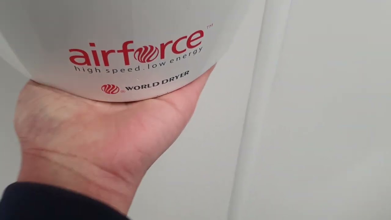 Airforce hand dryer at Morrisons Cowgate