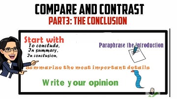 Compare and Contrast: Part 3 Conclusion