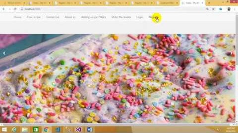 IceCream Project in asp net mvc  part  2