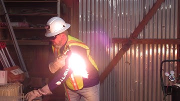 Oxy Acetylene Getting a Flame By Operator Garrison