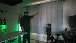 LEMOMO Light Grey Blackout Curtains