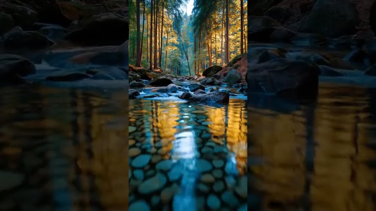 Golden Reflections – Tranquility in Nature